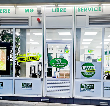 Laverie discount machines grandes capacités paris 75017 avenue de clichy
